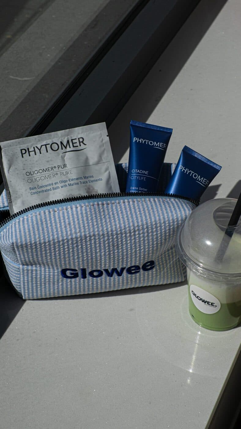 Soins marins PHYTOMER utilisés à l'institut GLOWEE